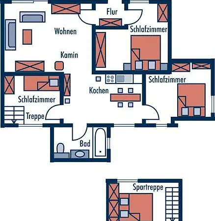 Strandhaus / Rugen بيت للعطل بينز